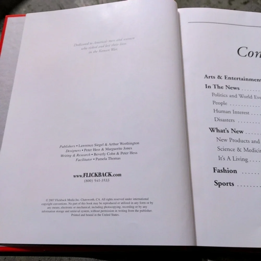 What A‎ Year It Was 1957 Hardcover Book Published 2007 Flickback Media History